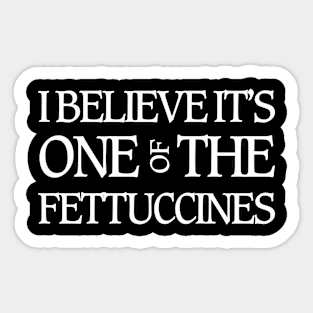 Manhattan Museum of Art - Fettuccines Sticker